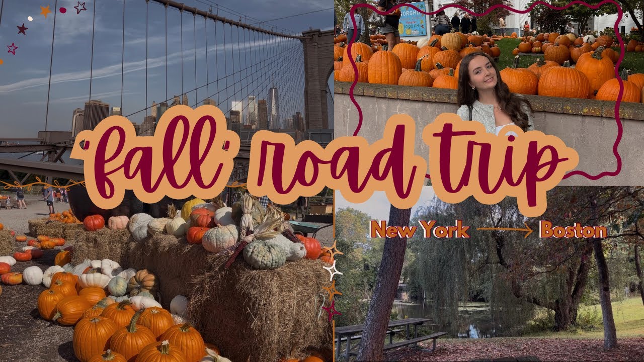 fall road trip in new england & new york!🍂🗽