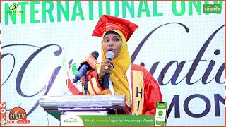 134 Arday Oo Maanta Ka Qalinjabiyay Jaamacadda Horn International Ee Magaalada Borama