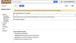 Google Sites  Embed Google Group