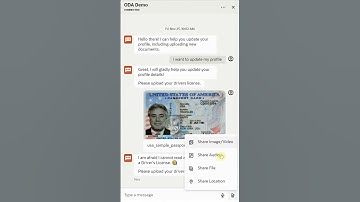 Oracle Digital Assistant Demo - Identify document type and extract information from it  #shorts
