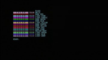 Real C128 - VDC color test with BIT-C-128 Video Adapter from John Carlsen