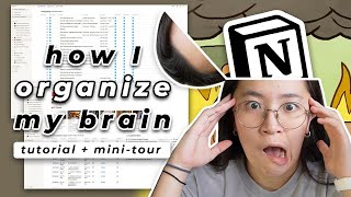 how I organize my brain with Notion (mini-tour + beginner tutorial)