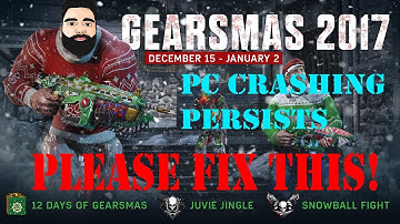 PC Crashing Issues Persist! Please Fix This! - Gears of War 4