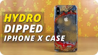 Hydro dipping iPhone X case