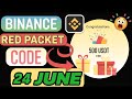 Binance Red Pocket Code in Today| Today Binance Red Pocket Code