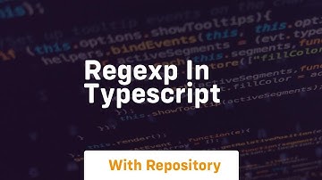 regexp in typescript
