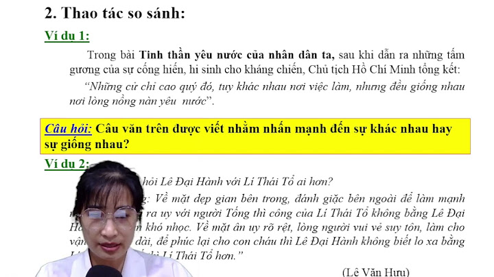 So sánh tổng hợp và quy nạp