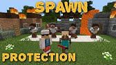 Minecraft Bedrock Commands How To Make Spawn Protection Youtube