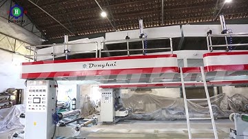 GF-K PLC control high speed solvent based dry laminating machine for plastic films,papers,AL-foils