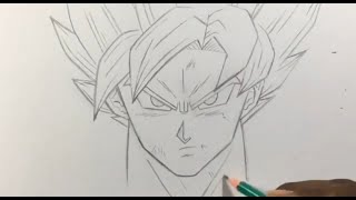 Draw the anime Dragon Ball Gogo