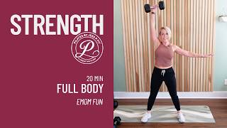 20 Min Full Body Dumbbell Workout | EMOM Fun, Strength & Endurance