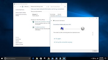 How to fix  connection failed with Error Code 651 in windows 10