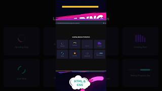 Build 8 Amazing Loading Spinners with HTML & CSS Only | Modern CSS Loading Animation Collection