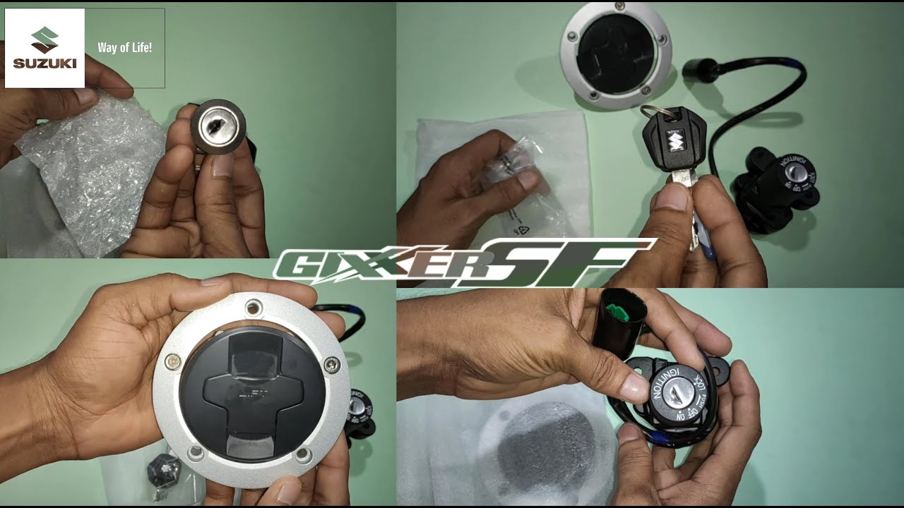 New Suzuki Gixxer SF 155 ABS & FI LOCK KITS Gixxer SF BS6 Wholesale