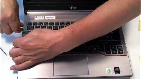 Remove keyboard Fujitsu E734