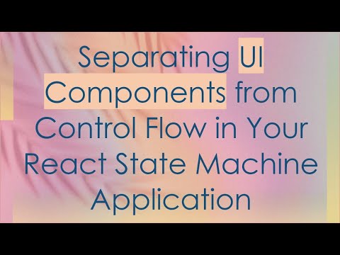 Separating UI Components