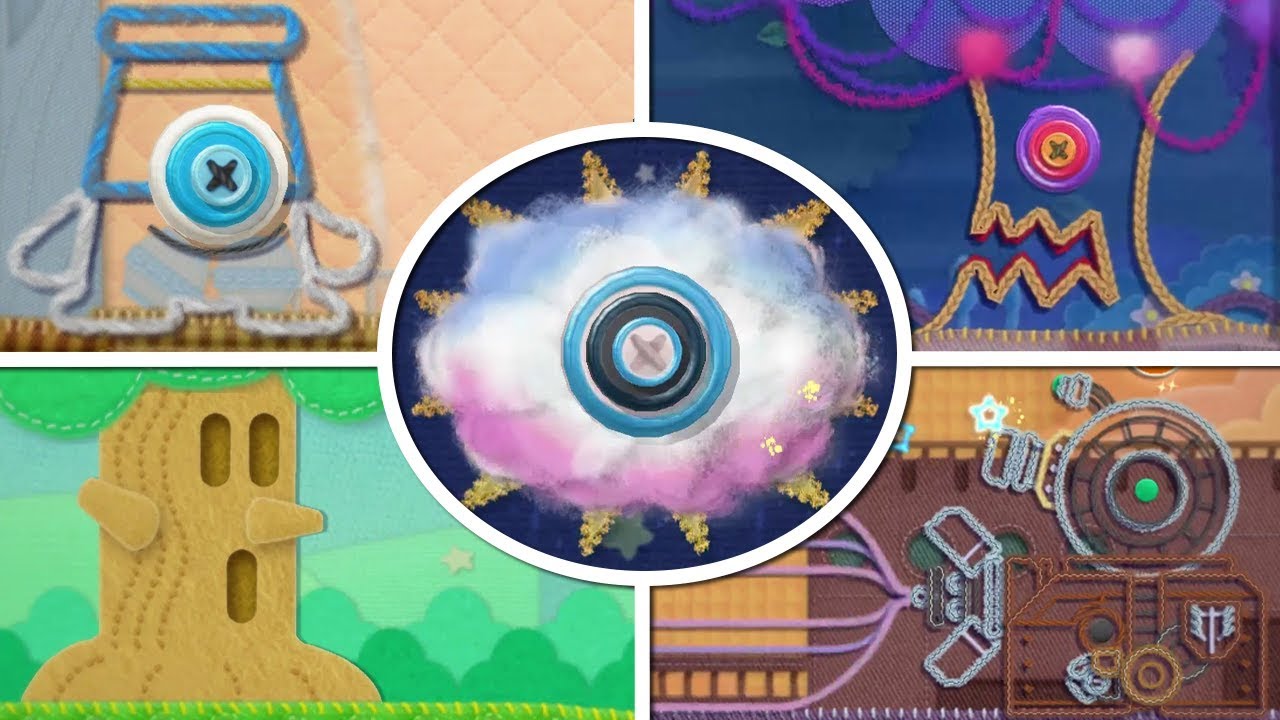 Kirby's Extra Epic Yarn All MidBosses (No Damage) YouTube