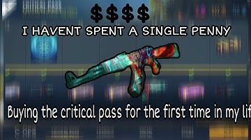 Buying the critical pass for the first time in my life  with my saved credits⚫|| Case Opening ||