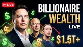 Information 🔴 LIVE: Elon Musk, Larry Page, Jeff Bezos & Top 10 Richest People | Real-Time Net Worth Update