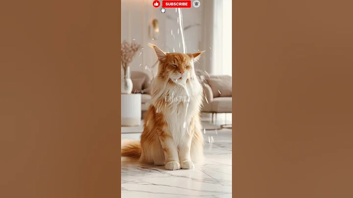 Video 11860251: mainecoon cat funnycat, water mainecoon, love mainecoon