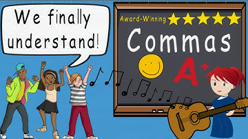 Comma Song Comma Usage and Comma Rules (New) GrammarSongs Melissa | Award Winning Comma Song Video