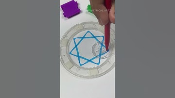How to Use a Design Ruler Like a Pro!🤔👌#shorts #youtubeshorts #spirograph #2024 #art