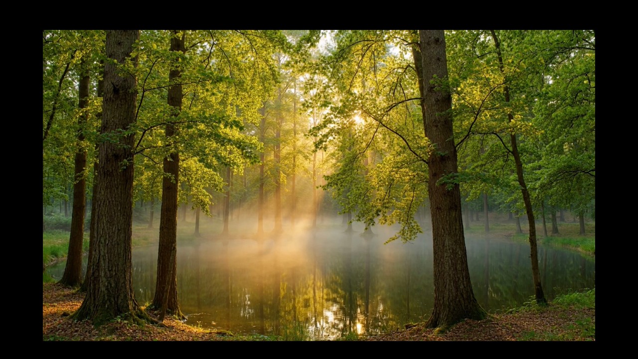 Morning Forest Sunrise with Gentle Birds 🌅 2 Hours Peaceful Wake-Up Ambience (No Music•Soft Chirps)