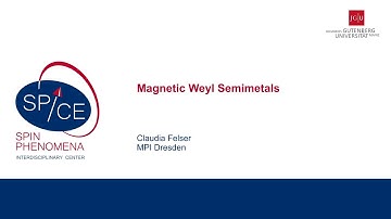 Talks - Antiferromagnetic Spintronics - Claudia FELSER, MPI Dresden