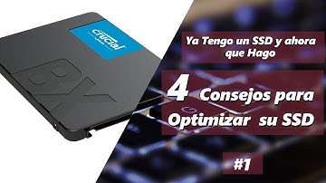 Optimiza Tu SSD en windows para que no le quites vida Útil :D