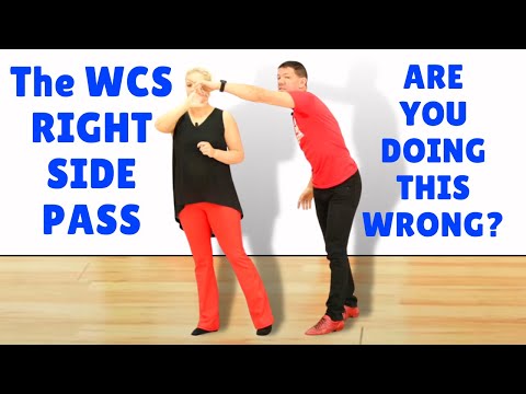 Right Side Pass West Coast Swing  - (don't make these mistakes)