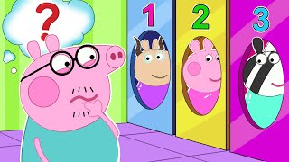 Daddy Pig's Choose Challenge! Where is Mummy Pig?  | Peppa Pig Funny Animation
