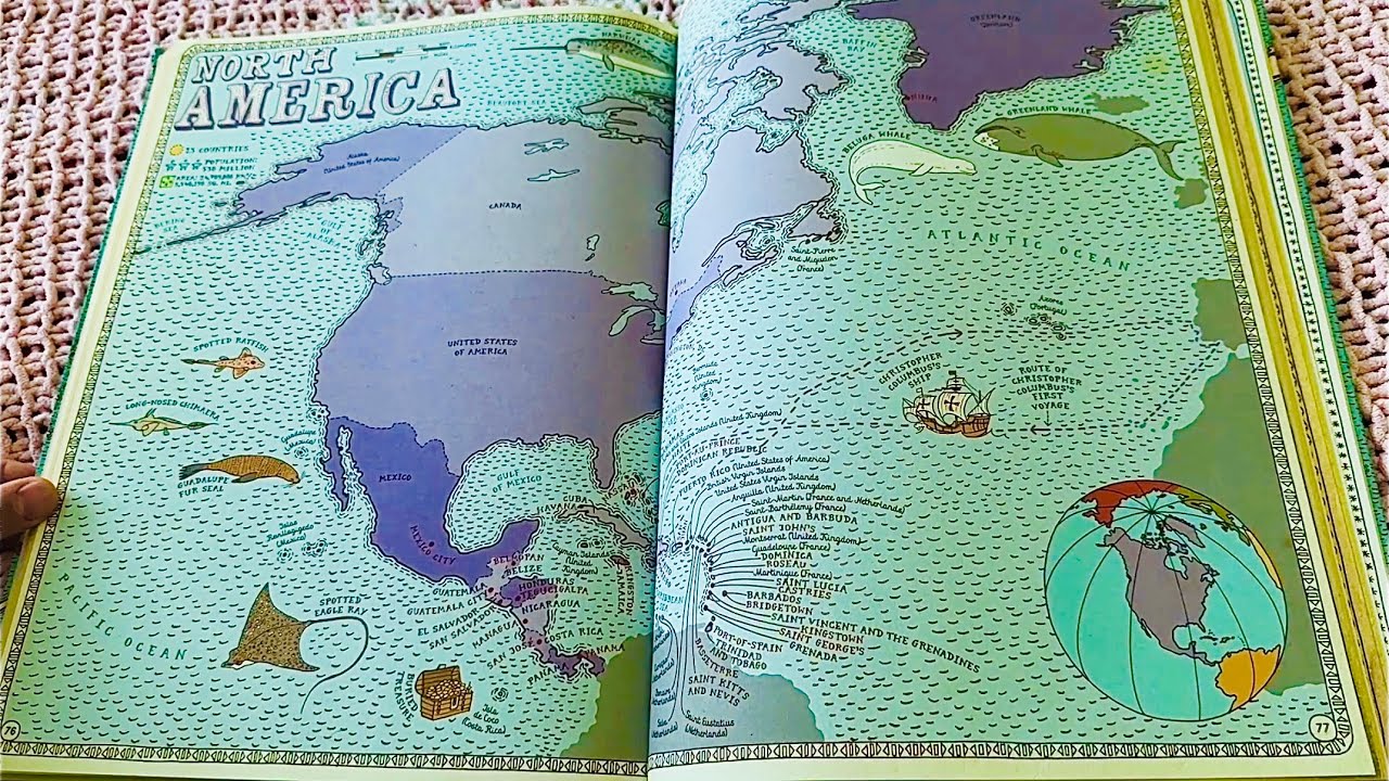 ASMR Карты: Северная Америка, Австралазия и Полюса