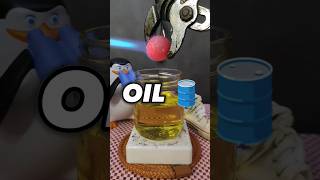 Red Hot Vs OIL ?️?️ share experiment asmr shorts