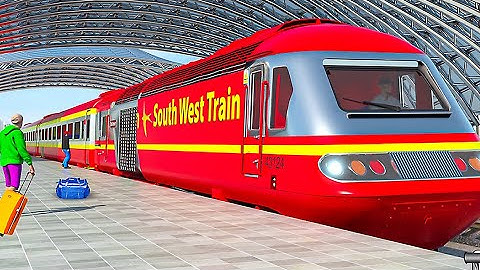 City Passenger Train Driving Simulator Game - Desert Mode - Level 6 Success