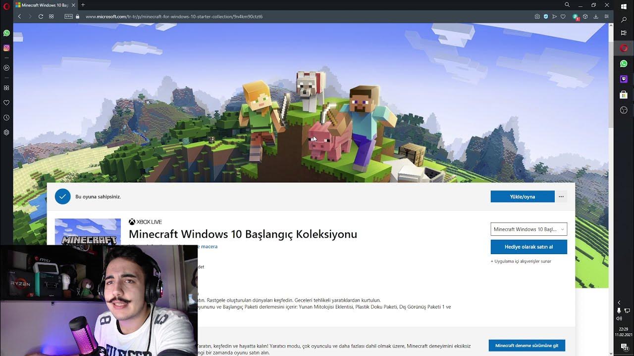 Minecraft Windows 10 Edition nasıl alınır ? Nasıl yüklenir ? - YouTube