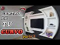 🖥 Centro de TV CURVO!! ⤵ || con #Drywall ⬜👍 - Parte 2 || Los Bestauradores