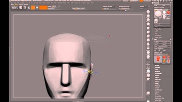sculpting a head blockout