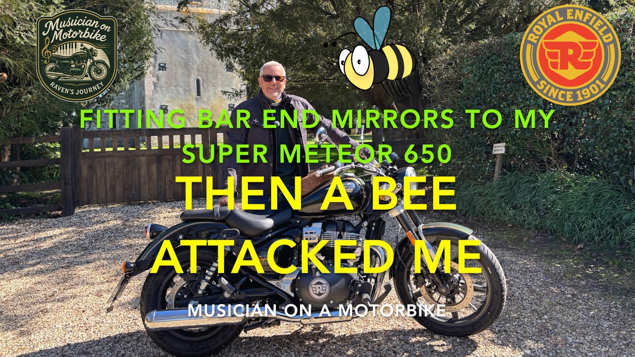 Royal Enfield Super Meteor 650: усовершенствованное зеркало на торце руля + обзор аксессуаров (и ...