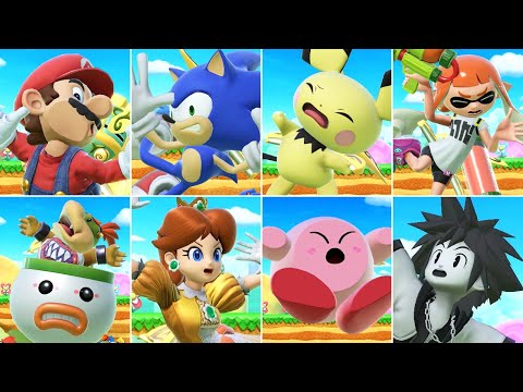 Super Smash Bros. Ultimate - All Characters Screen KO (DLC Included)