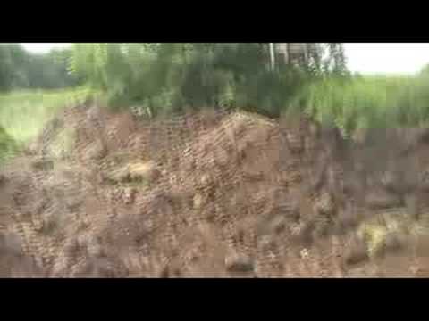 Case CX210 digging fire pit 2