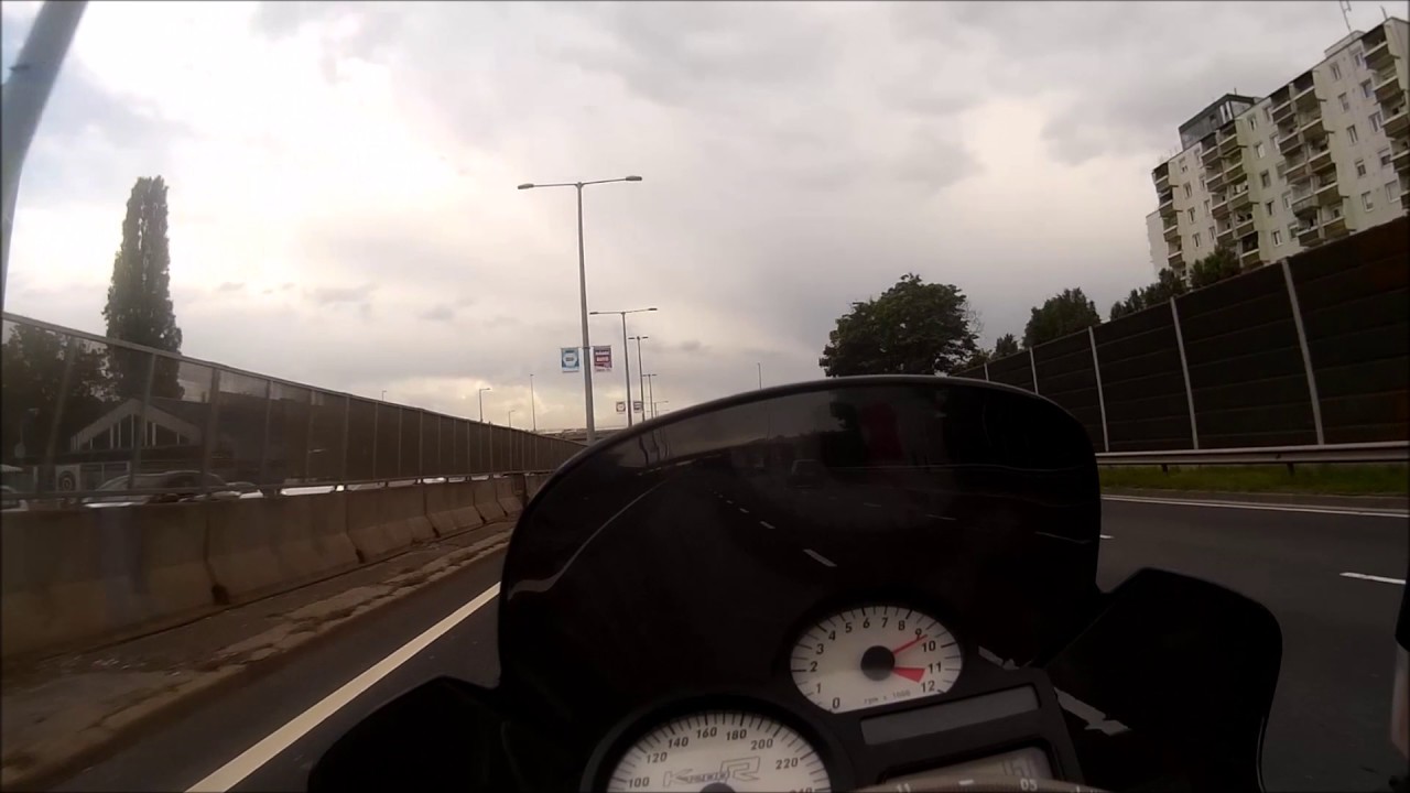 BMW K1200R acceleration - YouTube