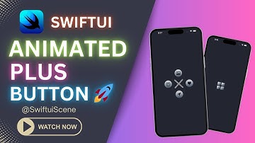🚀 SwiftUI Animated Plus Button 💡  Interactive Expanding Views with SF Symbols!