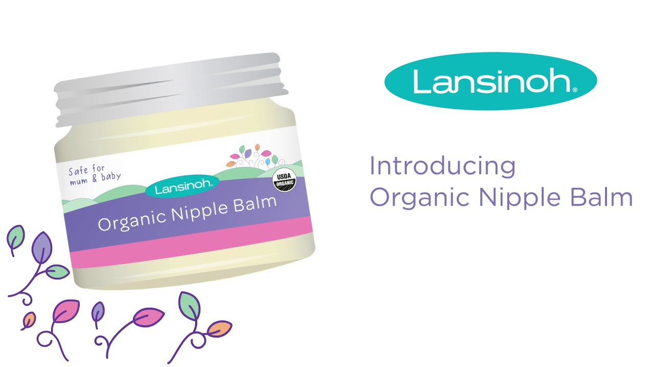 Lansinoh Organic Nipple Balm, Breastfeeding Essentials, 2 Ounces