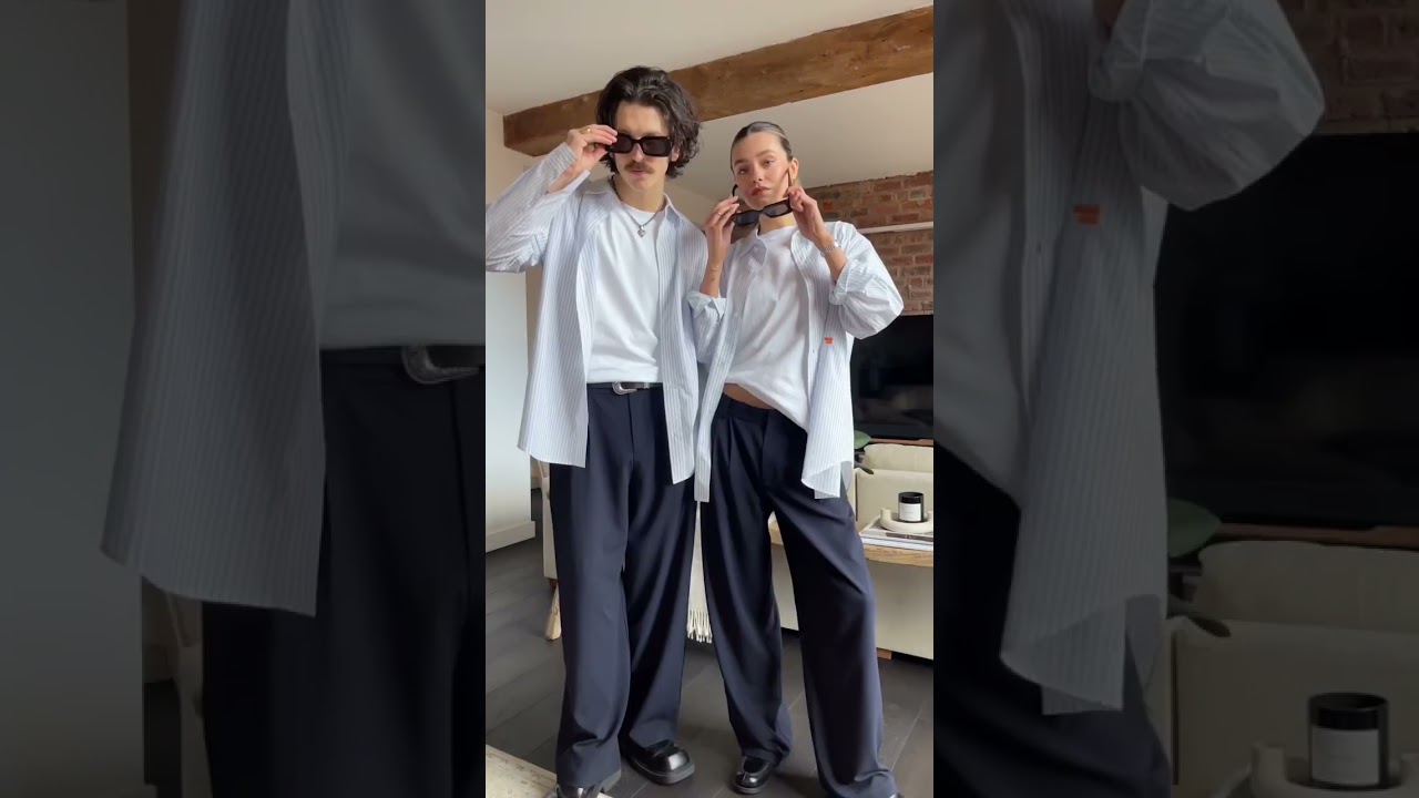 Couple matching outfits with Pull&Bear Equals Collection 👫🖤