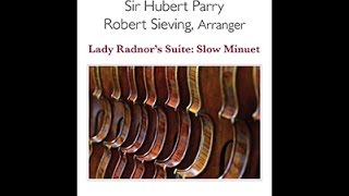 Lady Radnor’s Suite: Slow Minuet Arranged by Robert Sieving SO376F
