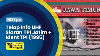 Telop Info UHF Siaran TPI Jawa Timur   Ident TPI (1995)