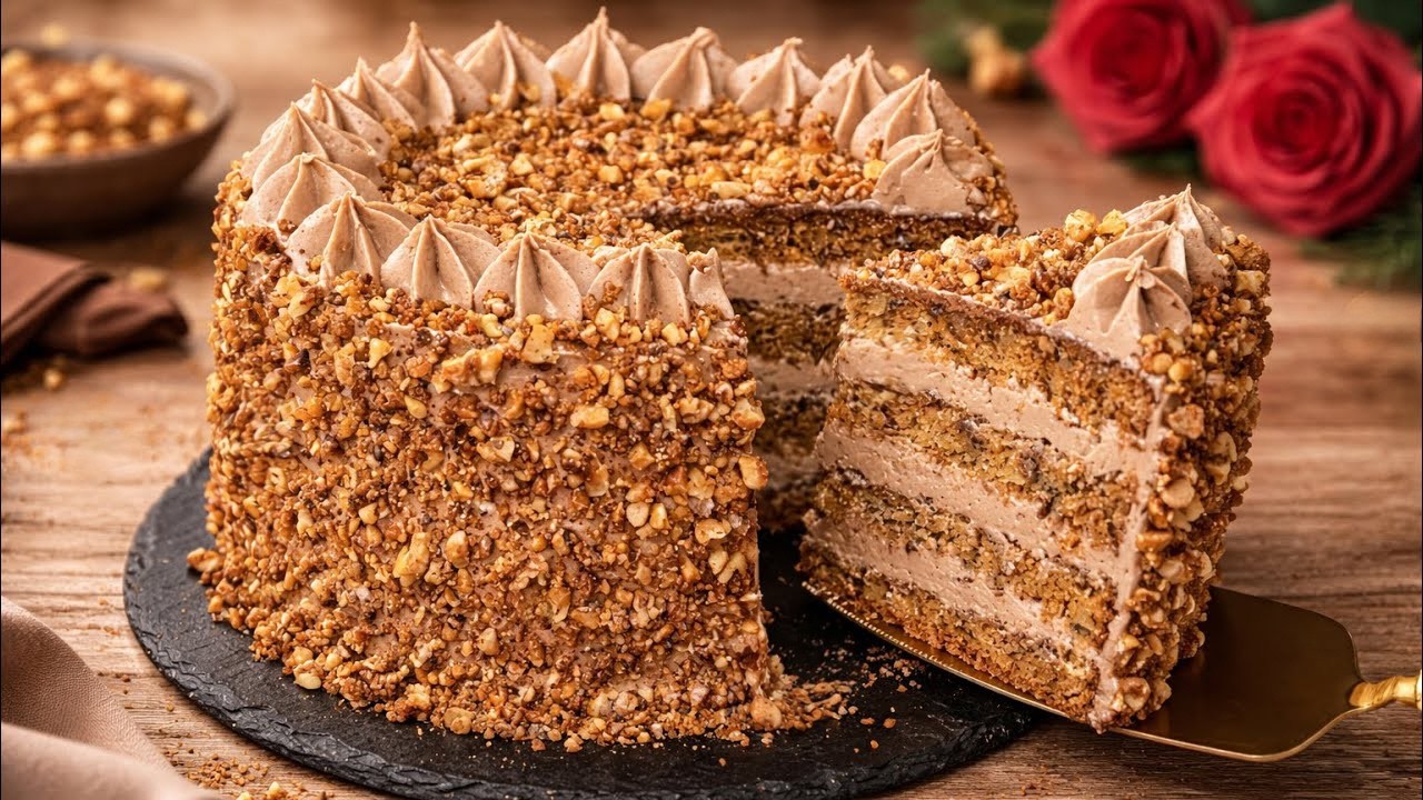 Я нашла самый вкусный рецепт орехового пирога!