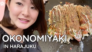 Okonomiyaki in Harajuku | How to make Okonomiyaki, Monjayaki and Soba Meshi at Sakura-Tei