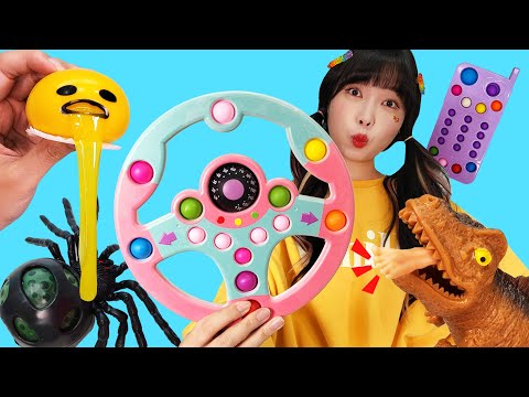 신상말랑이 잔뜩 샀어요! 특이한 말랑이 팝잇 할로윈말랑이