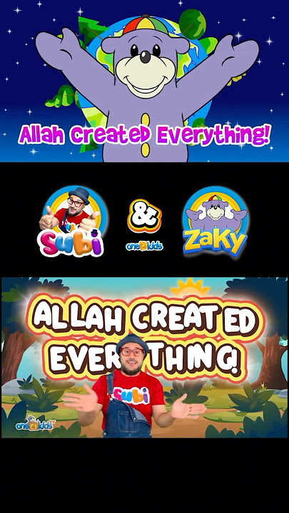 🎶 Zaky & Subi Sing Together – Allah Created Everything 🥳 #Zaky #Subi #MuslimKids #IslamForKids
